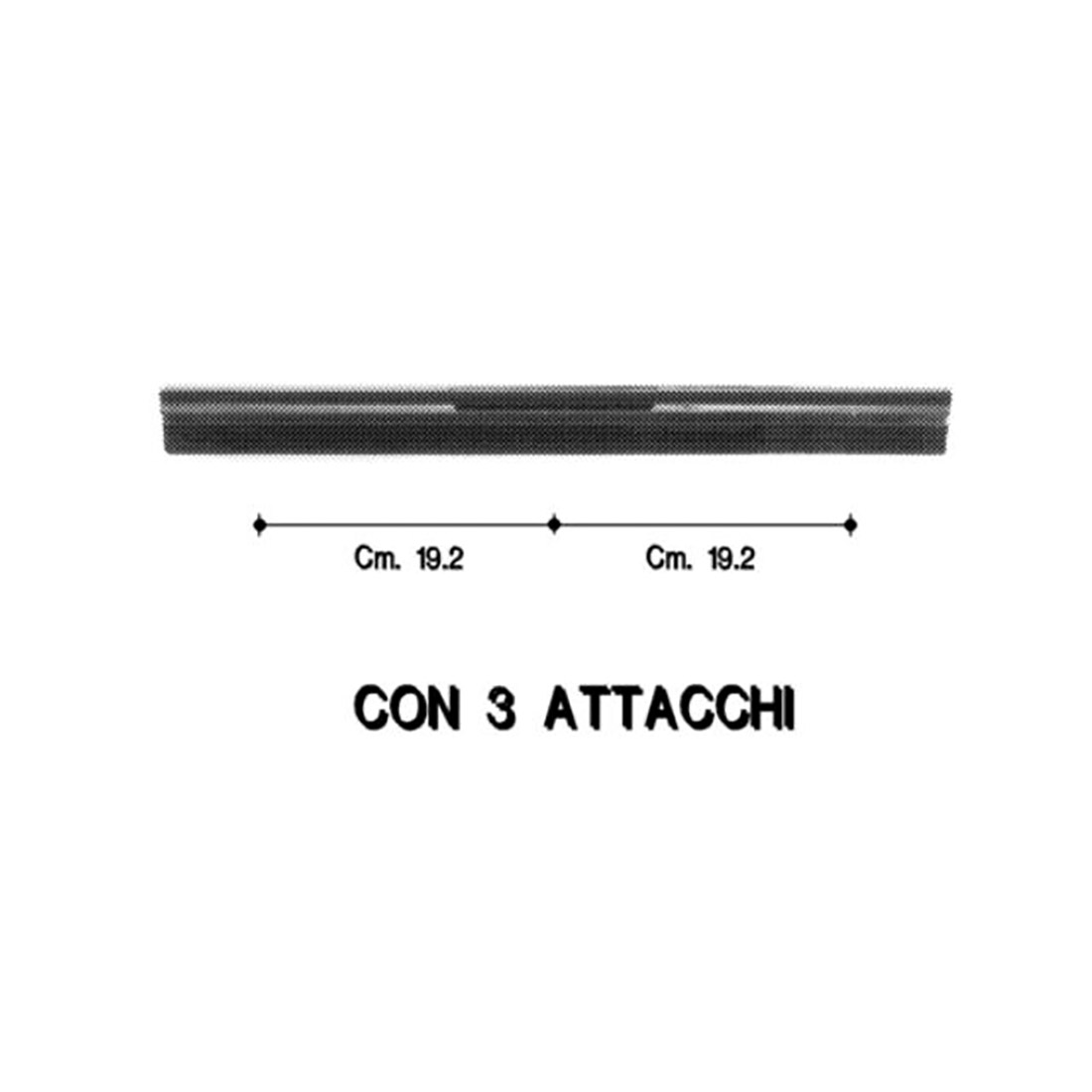 M1683-copia.jpg MANIGLIA FORNO X FULGOR L.579 MARRONE - M1683 - immagine 1